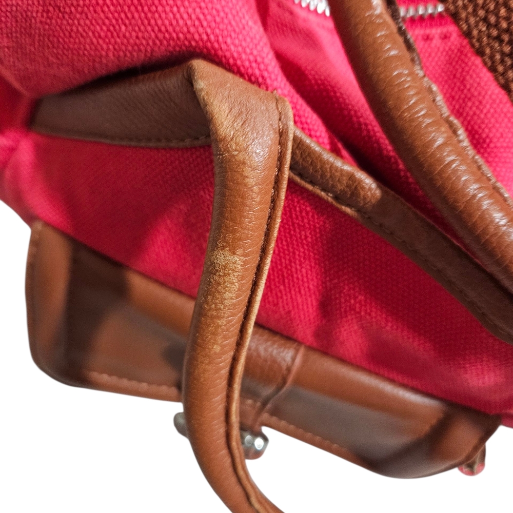 Lily Jade Canvas&Leather DiaperBag Crossbody Purse - Picture 7 of 15